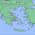 Athens Greece Location On Map