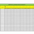 Attendance Sheet Excel-Format