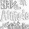 Attitude Quotes Coloring Pages