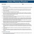 Auction Marketing Plan Template