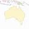 Australia New Zealand Blank Map