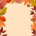 Autumn Leaves Border Design