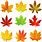 Autumn Leaf Cutouts