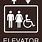 ADA Elevator Sign