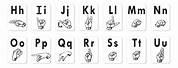 ASL Alphabet Chart Flash Cards