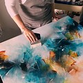 Abstract Art Acrylic Painting Techniques