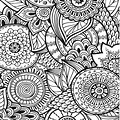 Abstract Art Coloring Pages Flower