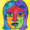 Abstract Self Portrait Drawing Ideas