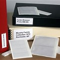 Adhesive Report Cover Label Holders