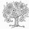 Adult Coloring Book Pages Tree