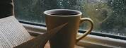 Aesthetic Coffee Rainy Day Wallpaper