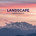 Aesthetic Cover Page Template Landscape