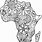 Africa Colouring Pages