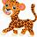 African Leopard Cartoon