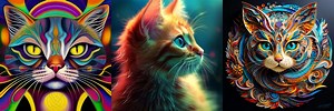 Ai Cat Wild Art