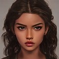 Ai Female Portrait Painting