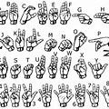 Ai Letter a in American Sign Language