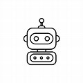 Ai Robot Icon Free SVG