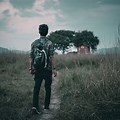 Alone Boy Walking Wallpaper for Laptop