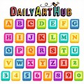 Alphabet Block Letters Clip Art