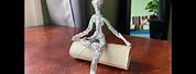 Aluminum Foil Human Sculpture