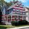 American Flag On House