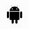 Android Icon Black