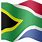 Animated South African Flag