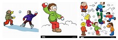 Animated Throwing Snowball Clip Art