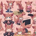 Anime Fox Girl Expression Sheet