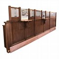 Antique Bank Teller Counter