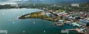 Apia Samoa Drone View