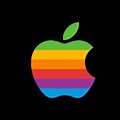 Apple Logo Color Clip Art 3D