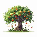 Apple Tree Vector PNG