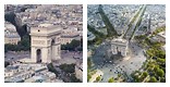 Arc De Triomphe Aerial View