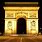 Arc De Triomphe Night