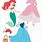 Ariel Paper Dolls Free Printable