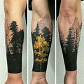 Aspen Tree Quarter Sleeve Tattoo