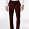 Burgundy Pants Men