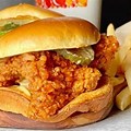 Burger King Crispy Chicken Sandwich and Fries