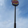 Burger King Sign in Front Yard