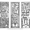 Back to School Bookmarks to Color Printable Free