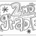 Back to School Coloring Pages 2nd Grade