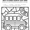 Back to School Worksheets 1st Grade