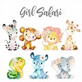 Baby Girl Safari Animals