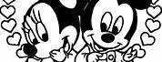 Baby Minnie and Mickey Mouse Coloring Pages