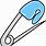 Baby Safety Pin Clip Art