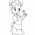 Baby Princess and the Frog Coloring Pages