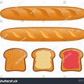 Baguette Top and Bottom Clip Art