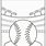 Baseball Card Coloring Page